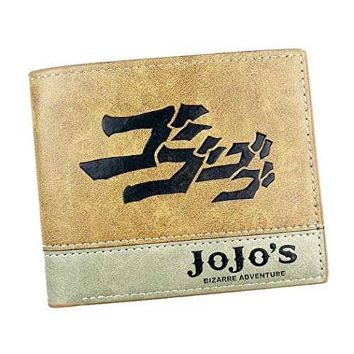 WANHONGYUE JoJo's Bizarre Adventure Anime Kunstleder Geldbörse Kurze Brieftasche Bifold Kartenhüllen Herrenbörse / 2 von WANHONGYUE