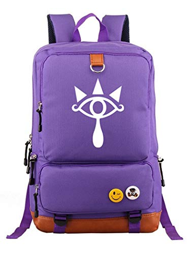 WANHONGYUE The Legend of Zelda Spiel Laptop Rucksack Schultasche Büchertasche Schulrucksack Student Backpack Lila /1 von WANHONGYUE