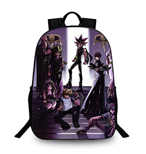 WANHONGYUE Yu Gi Oh Anime Rucksack Backpack Büchertasche Schultasche für Schüler Jungen Mädchen /18 von WANHONGYUE