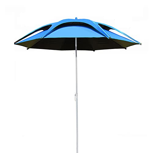WANP-678 Sonnenschirm im Freien Patio Regenschirm Universal Rainfest Winddicht Sonnencreme Regenschirm Angeln Regenschirm Regen Sonnenschirm im Freien(Color:Blue) von WANP-678
