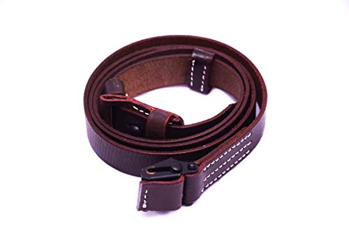 WARCRAFT EXPORTS WWII Deutsche K98 Gewehrschlingen aus braunem Leder, Dunkelbraun WARCRAFT EXPORTS WWII Deutsche K98 Gewehrschlingen aus braunem Leder, Dunkelbraun von WARCRAFT EXPORTS