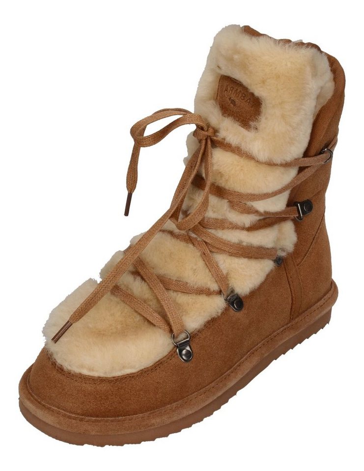 WARMBAT Moonbi Suede MBI3260-25 Bootsschuh Cognac WARMBAT Moonbi Suede MBI3260-25 Bootsschuh Cognac von WARMBAT