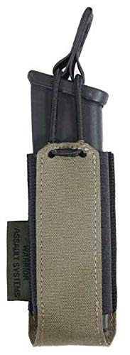 WARRIOR - A.S. was Laser Cut Single Bungee Pistol Mag Pouch, Ranger Green von WARRIOR - A.S.