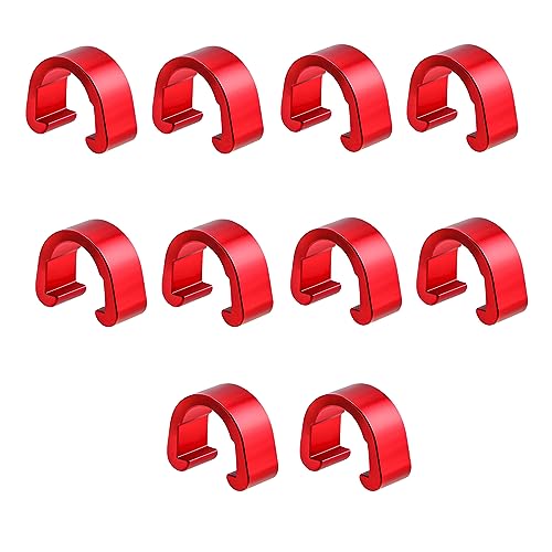 WASTEBIN 10 Stück Fahrradkabel C Clips Aus Aluminiumlegierung Für Mountainbikes Fahrräder Bremskabelklemmen Feste Klemmen Rahmenschnalle Langlebig WASTEBIN 10 Stück Fahrradkabel C Clips Aus Aluminiumlegierung Für Mountainbikes Fahrräder Bremskabelklemmen Feste Klemmen Rahmenschnalle Langlebig von WASTEBIN