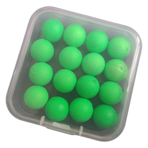 WASTEBIN 16Pcs Angeln Float Streiks Indikatoren Runde Form Float Perle Für Vielzahl Von Angeln Umwelt Angeln Bobber Float von WASTEBIN