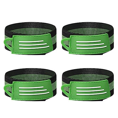 WASTEBIN 4Pcs Fahrrad Knöchel Bein Hosen Hose Bands Clip Strap Radfahren Knöchel Befestigungs Gürtel Für Joggings Radfahren Klettern Camping von WASTEBIN