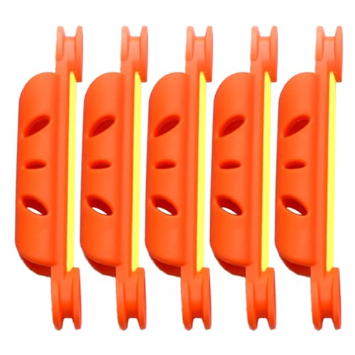 WASTEBIN 5 Pcs Leichte Angelschnur Winding Board Tragbare Angelrute Coiling Clips Clamp Angelschnur Tackle Werkzeuge von WASTEBIN