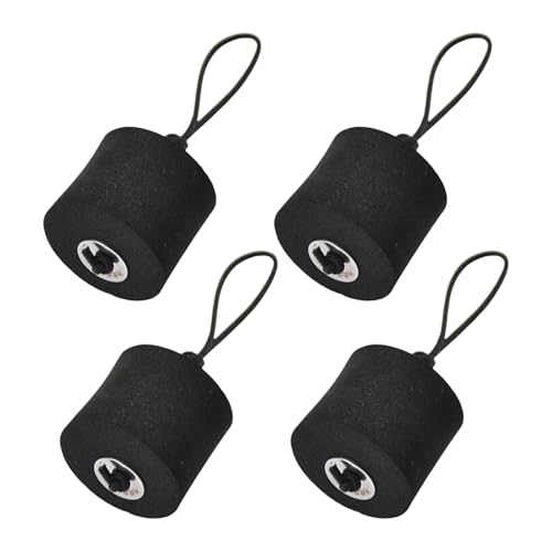 WATERBELINE 4-teiliges Kajak Attika Stecker Set Mit Lanyard Hochelastischer Schaum Attika Stecker Ablaufloch Stopper Bung Für Kajak Kanus von WATERBELINE