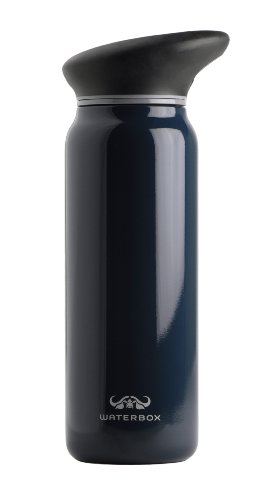 WATERBOX rund Edelstahl Wasser Flasche, Majolica Blue WATERBOX rund Edelstahl Wasser Flasche, Majolica Blue von WATERBOX