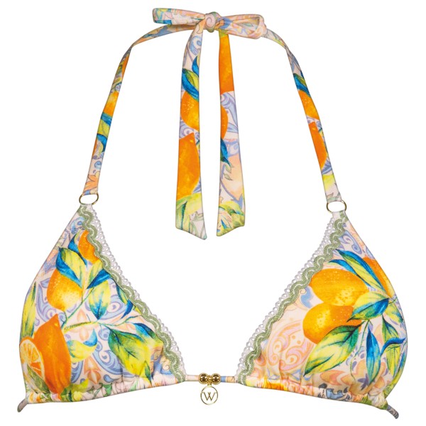 Watercult - Women's Dolce Whimsy Bikini Triangle Top - Bikini-Top Gr 38 weiß Watercult - Women's Dolce Whimsy Bikini Triangle Top - Bikini-Top Gr 38 weiß von WATERCULT