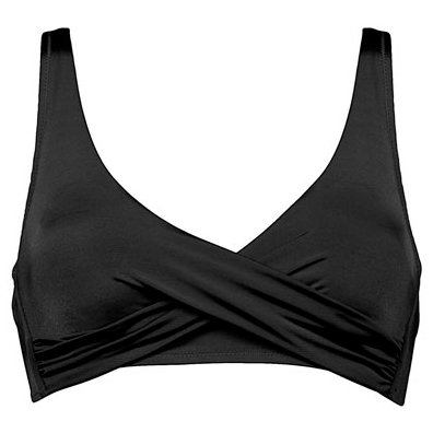 Watercult - Women's Shimmering Solids Cross-Over Bikini Top - Bikini-Top Gr 36 - Cup: B schwarz Watercult - Women's Shimmering Solids Cross-Over Bikini Top - Bikini-Top Gr 36 - Cup: B schwarz von WATERCULT