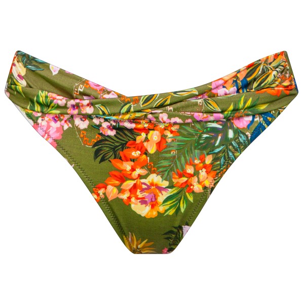 Watercult - Women's Sunset Florals Bikini Bottoms 640 - Bikini-Bottom Gr 44 oliv von WATERCULT