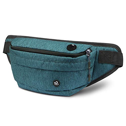 WATERFLY Bauchtasche Herren Damen Groß: Gürteltasche Hüfttasche Sport Guerteltasch Handy Wasserdicht Huefttasch Outdoor Hund Hip Waist Nylon Arbeit Festival Fanny Pack Hundetraining Dam Herr von WATERFLY