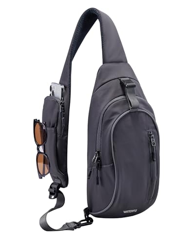 WATERFLY Brusttasche Schultertasche Umhängetasche Herren Klein Männerhandtasche Sling Bag Damen Tasche Messenger Crossbody Bag Crossbag für Outdoor-Sportarten Reise Radfahren Wandern WATERFLY Brusttasche Schultertasche Umhängetasche Herren Klein Männerhandtasche Sling Bag Damen Tasche Messenger Crossbody Bag Crossbag für Outdoor-Sportarten Reise Radfahren Wandern von WATERFLY