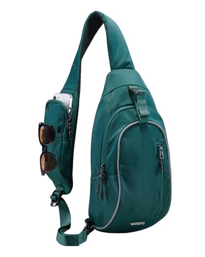 WATERFLY Brusttasche Schultertasche Umhängetasche Herren Klein Männerhandtasche Sling Bag Damen Tasche Messenger Crossbody Bag Crossbag für Outdoor-Sportarten Reise Radfahren Wandern WATERFLY Brusttasche Schultertasche Umhängetasche Herren Klein Männerhandtasche Sling Bag Damen Tasche Messenger Crossbody Bag Crossbag für Outdoor-Sportarten Reise Radfahren Wandern von WATERFLY