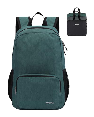 WATERFLY Rucksack Faltbar Tagesrucksack 20L: Wanderrucksack Faltrucksack Leicht Klapprucksack Daypack mit Rückenbelüftung für Wandern Reisen Städtetrips Herren Damen WATERFLY Rucksack Faltbar Tagesrucksack 20L: Wanderrucksack Faltrucksack Leicht Klapprucksack Daypack mit Rückenbelüftung für Wandern Reisen Städtetrips Herren Damen von WATERFLY