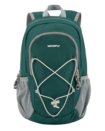 WATERFLY Rucksack Klein Wanderrucksack 12L: Leicht Tagesrucksack Mini Sport Backpack Outdoor Daypack mit Abnehmbare Brustschnalle für Wandern Reisen Camping Fahrrad Herren Damen von WATERFLY