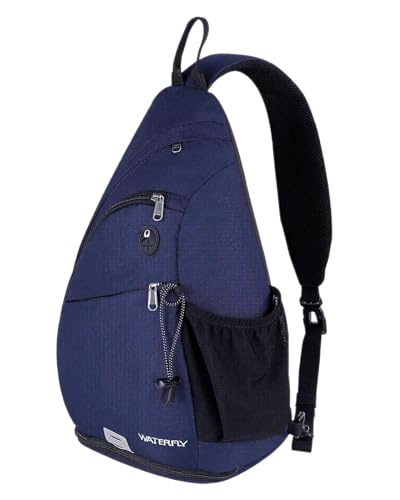 WATERFLY Sling Bag Crossbody Backpack Schulterrucksack mit verstellbarem Schultergurt Perfekt für Outdoorsport Wandern Radfahren Bergsteigen Reisen WATERFLY Sling Bag Crossbody Backpack Schulterrucksack mit verstellbarem Schultergurt Perfekt für Outdoorsport Wandern Radfahren Bergsteigen Reisen von WATERFLY