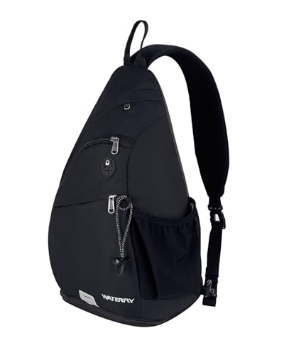 WATERFLY Sling Bag Crossbody Backpack Schulterrucksack mit verstellbarem Schultergurt Perfekt für Outdoorsport, Wandern, Radfahren, Bergsteigen, Reisen WATERFLY Sling Bag Crossbody Backpack Schulterrucksack mit verstellbarem Schultergurt Perfekt für Outdoorsport, Wandern, Radfahren, Bergsteigen, Reisen von WATERFLY