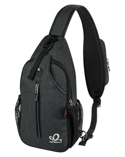 WATERFLY Sling Rucksack Sling Bag Schulterrucksack Umhängetasche Verstellbarer Rucksackgurt Wandern Brust Rucksack für Herren und Damen WATERFLY Sling Rucksack Sling Bag Schulterrucksack Umhängetasche Verstellbarer Rucksackgurt Wandern Brust Rucksack für Herren und Damen von WATERFLY