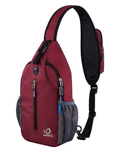 WATERFLY Sling Rucksack Sling Bag Schulterrucksack Umhängetasche Verstellbarer Rucksackgurt Wandern Brust Rucksack für Herren und Damen WATERFLY Sling Rucksack Sling Bag Schulterrucksack Umhängetasche Verstellbarer Rucksackgurt Wandern Brust Rucksack für Herren und Damen von WATERFLY