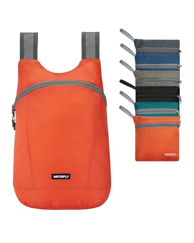 WATERFLY Ultraleicht Faltbar Rucksack 15L: Klein Packable Wanderrucksack Leicht Dünner Backpack Sportlich Tagesrucksack Daypack für Outdoor Wandern Städtetrip Herren Damen WATERFLY Ultraleicht Faltbar Rucksack 15L: Klein Packable Wanderrucksack Leicht Dünner Backpack Sportlich Tagesrucksack Daypack für Outdoor Wandern Städtetrip Herren Damen von WATERFLY