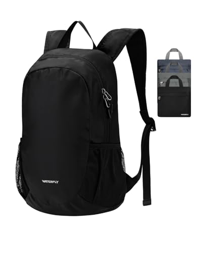 WATERFLY Ultraleicht Rucksack Faltbar 18L: Klein Packable Wanderrucksack Leicht Dünner Tagesrucksack Sportlich Daypack für Sport Outdoor Wandern Reisen Städtetrips Einkaufen Herren Damen WATERFLY Ultraleicht Rucksack Faltbar 18L: Klein Packable Wanderrucksack Leicht Dünner Tagesrucksack Sportlich Daypack für Sport Outdoor Wandern Reisen Städtetrips Einkaufen Herren Damen von WATERFLY