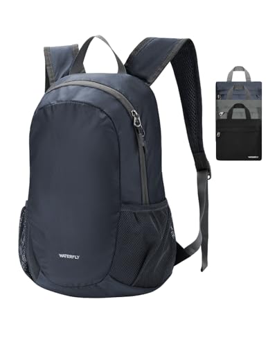 WATERFLY Ultraleicht Rucksack Faltbar 18L: Klein Packable Wanderrucksack Leicht Dünner Tagesrucksack Sportlich Daypack für Sport Outdoor Wandern Reisen Städtetrips Einkaufen Herren Damen WATERFLY Ultraleicht Rucksack Faltbar 18L: Klein Packable Wanderrucksack Leicht Dünner Tagesrucksack Sportlich Daypack für Sport Outdoor Wandern Reisen Städtetrips Einkaufen Herren Damen von WATERFLY