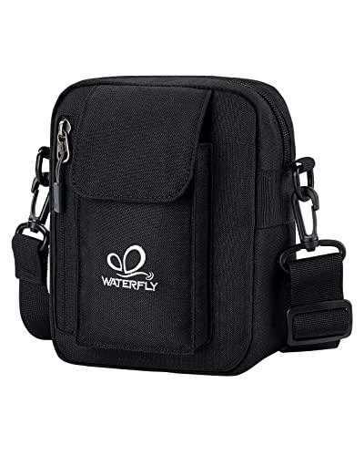 WATERFLY Umhängetasche Schultertasche Messenger Bag: Herrentasche Zum Umhängen Klein Herren Handy Sling Tasche Männer Shoulder Crossbag Brusttasche Damen Crossbody Handytasche WATERFLY Umhängetasche Schultertasche Messenger Bag: Herrentasche Zum Umhängen Klein Herren Handy Sling Tasche Männer Shoulder Crossbag Brusttasche Damen Crossbody Handytasche von WATERFLY