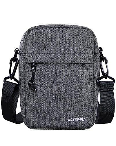 WATERFLY Umhängetasche Schultertasche Messenger Bag: Herrentasche Zum Umhängen Klein Herren Handy Sling Tasche Männer Shoulder Crossbag Brusttasche Damen Crossbody Handytasche WATERFLY Umhängetasche Schultertasche Messenger Bag: Herrentasche Zum Umhängen Klein Herren Handy Sling Tasche Männer Shoulder Crossbag Brusttasche Damen Crossbody Handytasche von WATERFLY