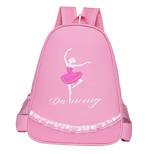 WATIIFUFU Tanztasche School Bag schul Tasche Rucksack für Kinder reisetüten Backpack Cartoon-Rucksäcke süßer Tierrucksack Reisetasche für Mädchen Rucksack für Mädchen Polyester Rosa von WATIIFUFU