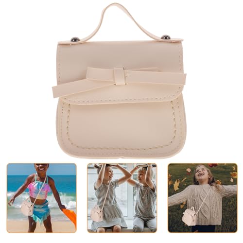 WATIIFUFU Umhängetasche für Kinder Minitasche für Mädchen Brieftasche mit Schleife Kinder Handtasche Kinder umhängetasche Geldbörse Schultertasche Umhängetaschen für kleine Mädchen PU-Leder von WATIIFUFU