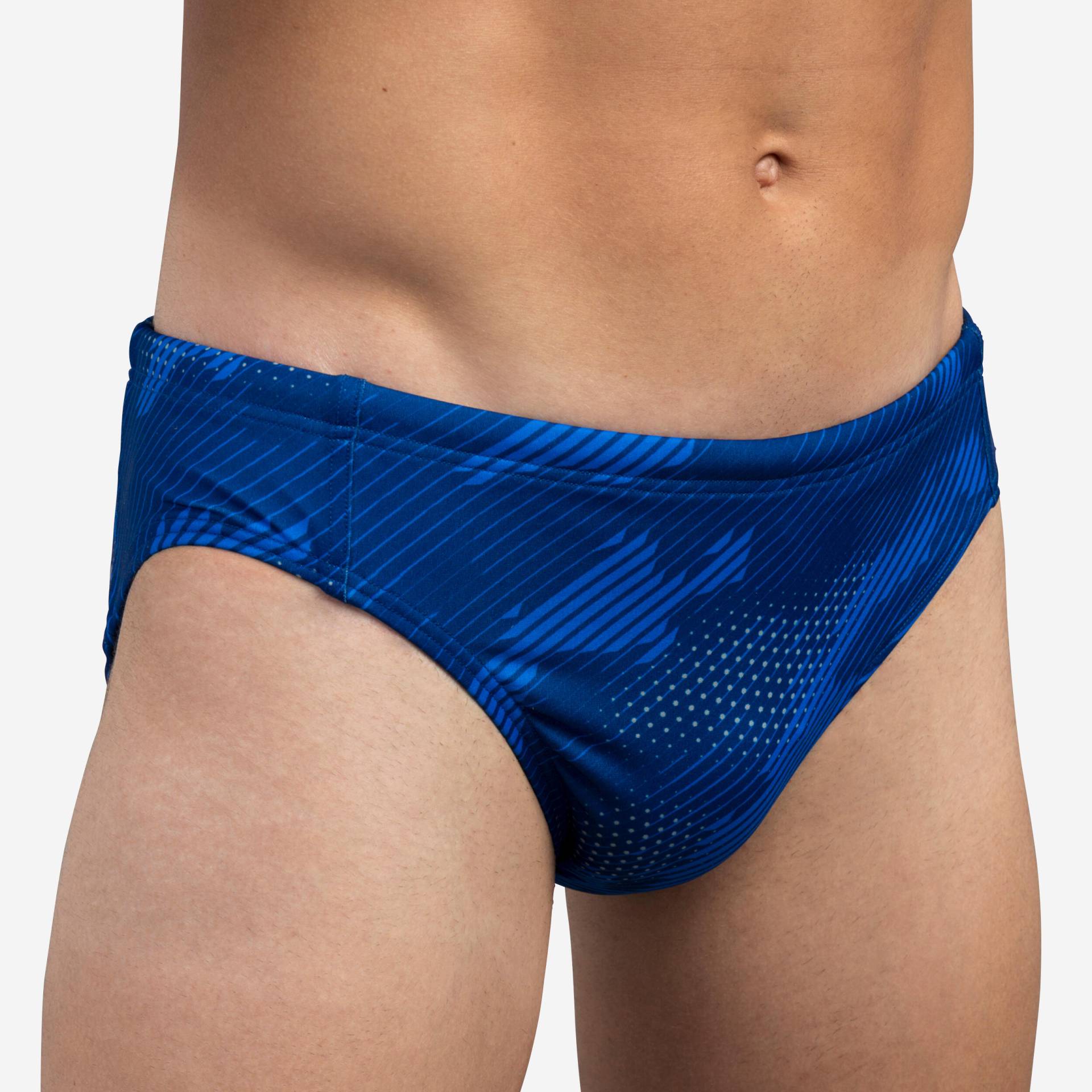 Badehose Slip Herren Wasserball - Camo blau Badehose Slip Herren Wasserball - Camo blau von WATKO