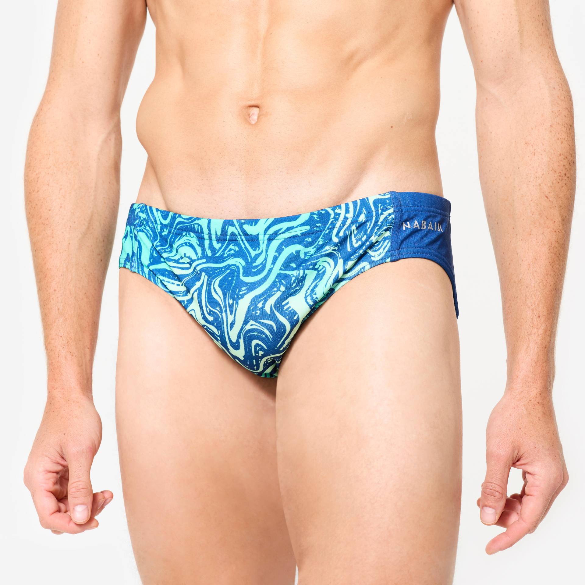 Badehose Slip Wasserball Herren - 500 All Vai türkis Badehose Slip Wasserball Herren - 500 All Vai türkis von WATKO
