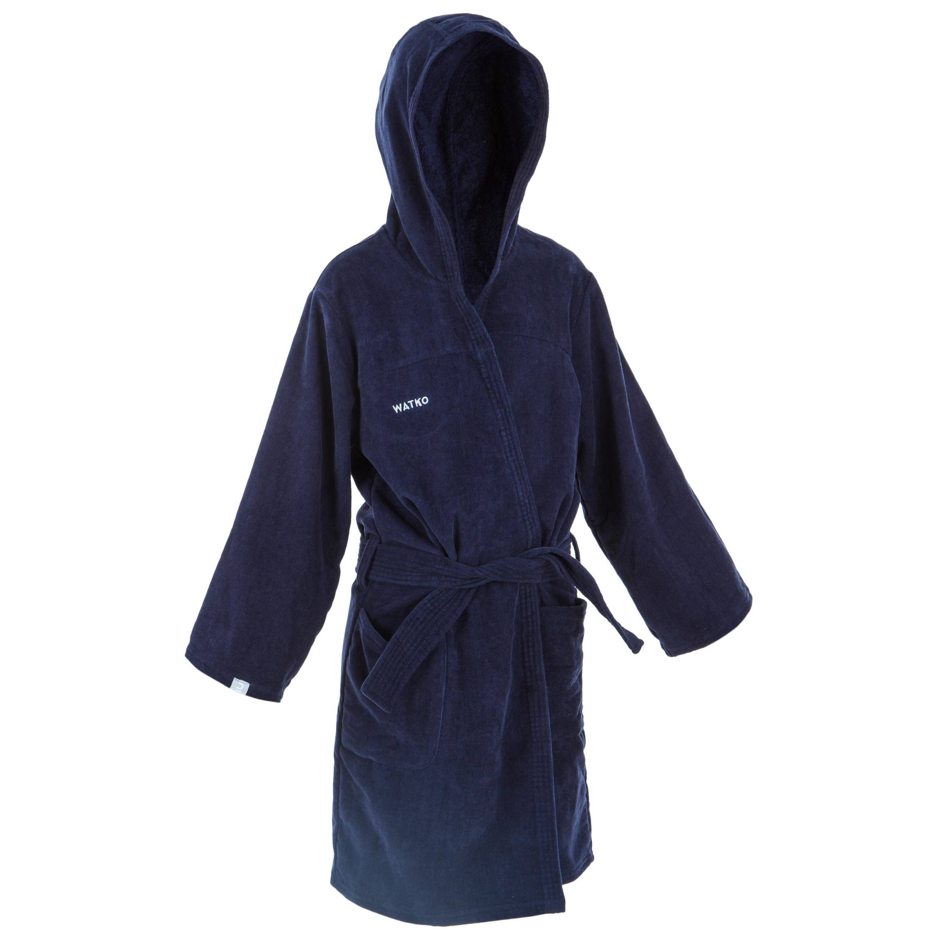 Bademantel Baumwolle dick Kinder Wasserball - 900 marineblau Bademantel Baumwolle dick Kinder Wasserball - 900 marineblau von WATKO