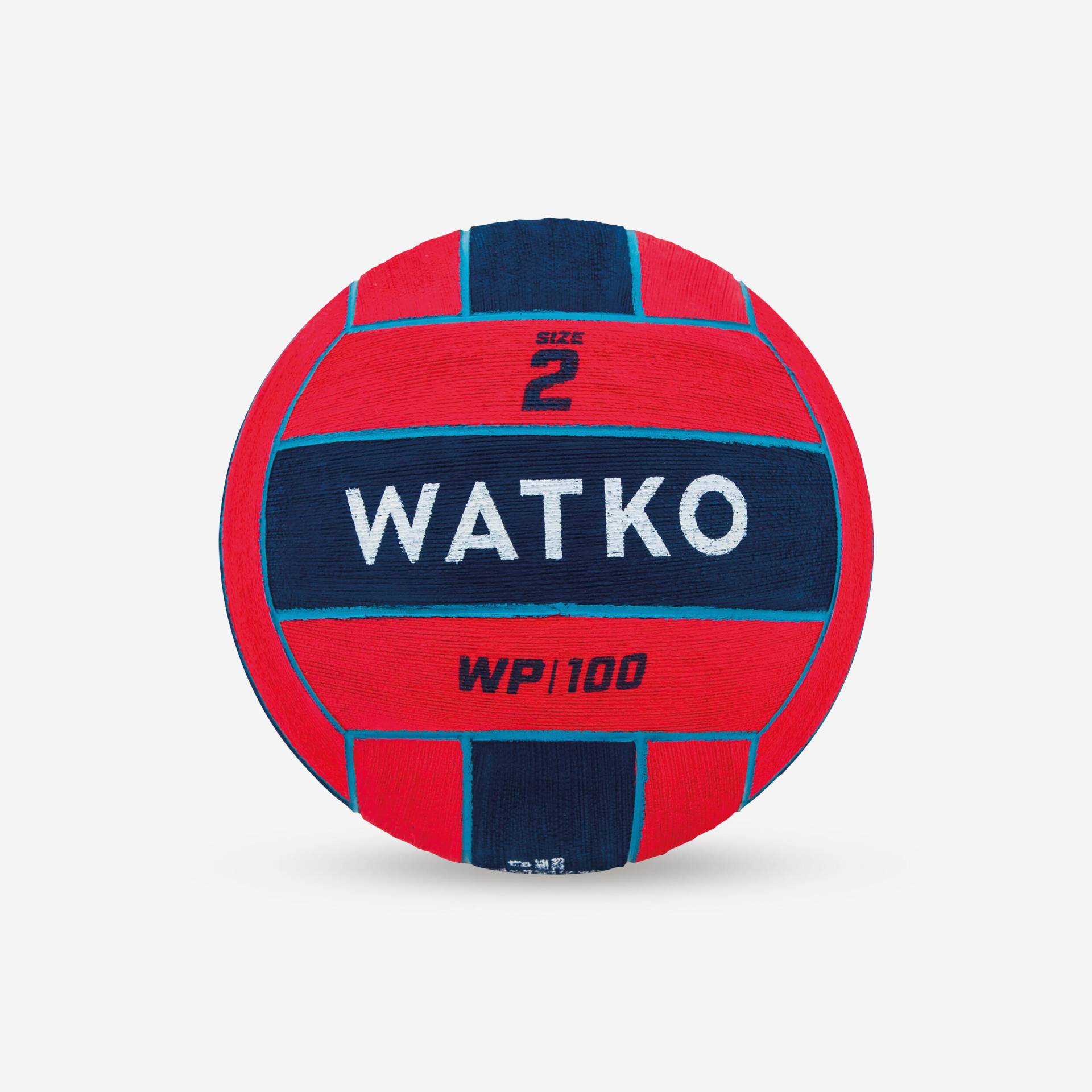 Wasserball Water Polo Größe 2 - WP100 rot/blau Wasserball Water Polo Größe 2 - WP100 rot/blau von WATKO