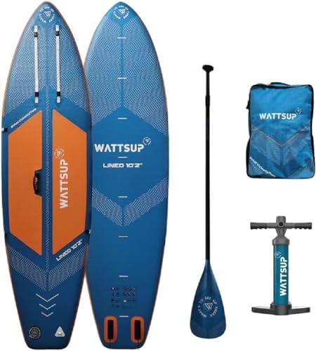 WATTSUP Lined 10'2 SUP aufblasbar Stand Up Paddle Board 310cm WATTSUP Lined 10'2 SUP aufblasbar Stand Up Paddle Board 310cm von WATTSUP