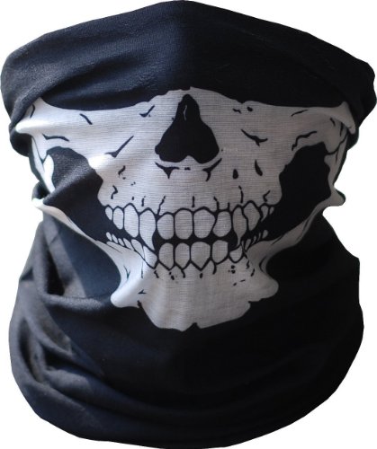 WAWO Neu Skeleton Schädel Bandana Snowboard Skifahren Motorrad Biking Rave Maske Paintball von WAWO