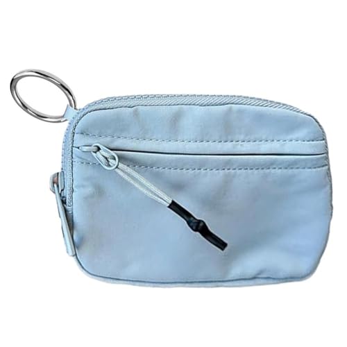 Wasserdichte Geldbörse, Nylon, Schlüsselanhänger, Aufbewahrung, Brieftasche, Karte, Armband, I6H4, Brieftaschen, Pou Damen Karten, blau von WAXCMXYH