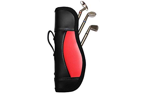 WB Golfer Present Etui mit 3 Kugelschreiber, Putter, Eisen, Driver - tolle Geschenkidee Rot WB Golfer Present Etui mit 3 Kugelschreiber, Putter, Eisen, Driver - tolle Geschenkidee Rot von WB