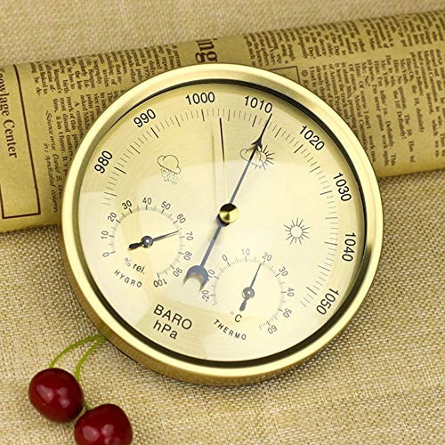 WBMKH Barometer Thermometer Hygrometer Wandwetter-Wetterstation 5 Zoll WBMKH Barometer Thermometer Hygrometer Wandwetter-Wetterstation 5 Zoll von WBMKH