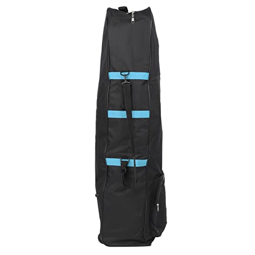 WBTY Golfschlägertasche mit Rollen, Faltbar, 600D Oxford, Golf-Luftfahrttasche, Schlägertasche, Aufbewahrungstasche (Blau) von WBTY