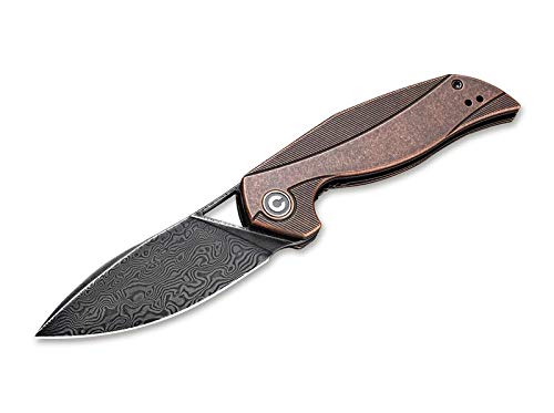 WE Knife Unisex – Erwachsene Anthropos Damascus Copper Taschenmesser, Bronze, 18,8 cm WE Knife Unisex – Erwachsene Anthropos Damascus Copper Taschenmesser, Bronze, 18,8 cm von WE