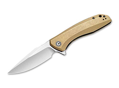 WE Knife Unisex – Erwachsene Baklash Brass Taschenmesser, Gold, 20,6 cm WE Knife Unisex – Erwachsene Baklash Brass Taschenmesser, Gold, 20,6 cm von WE