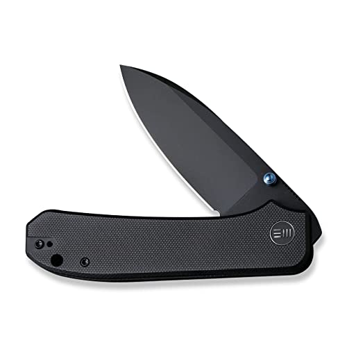 WE Knife Big Banter Liner Lock 21045-1 Black 20CV Steel and G10 Pocket Knives von WE