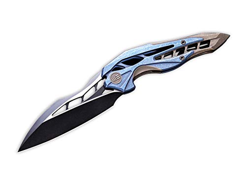 WE Knife Unisex – Erwachsene Arrakis Blue Taschenmesser, blau, 8.8 von WE