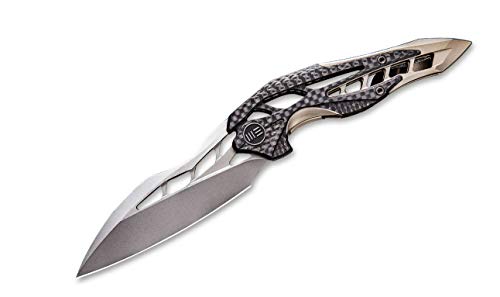 WE Knife Unisex – Erwachsene Arrakis Carbon Champagne SW Taschenmesser, Gold, 20.3 WE Knife Unisex – Erwachsene Arrakis Carbon Champagne SW Taschenmesser, Gold, 20.3 von WE