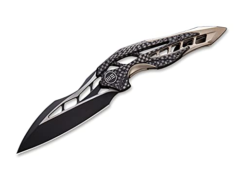 WE Knife Unisex – Erwachsene Arrakis Carbon Champagne Two-Tone Taschenmesser, Gold, 20.3 WE Knife Unisex – Erwachsene Arrakis Carbon Champagne Two-Tone Taschenmesser, Gold, 20.3 von WE