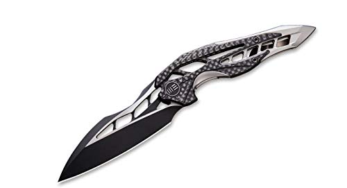 WE Knife Unisex – Erwachsene Arrakis Carbon Gray Two-Tone Taschenmesser, Grau, 20.3 WE Knife Unisex – Erwachsene Arrakis Carbon Gray Two-Tone Taschenmesser, Grau, 20.3 von WE