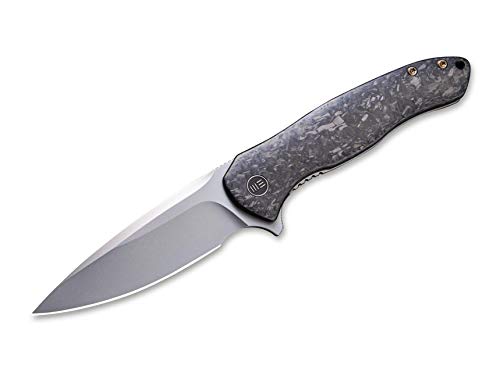 WE Knife Unisex – Erwachsene Kitefin Shredded Carbon Taschenmesser, Grau, 19 cm WE Knife Unisex – Erwachsene Kitefin Shredded Carbon Taschenmesser, Grau, 19 cm von WE